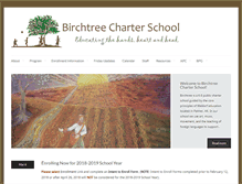 Tablet Screenshot of birchtreecharterschool.org